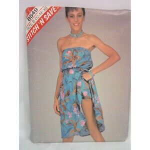 Stitch N Save by McCalls Pattern 8549 Misses Romper and Skirt Size 12-16 Uncut